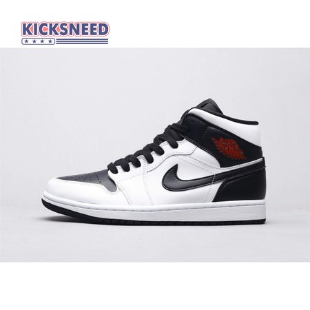 Air Jordan 1 Mid Reverse Black Toe 40-46