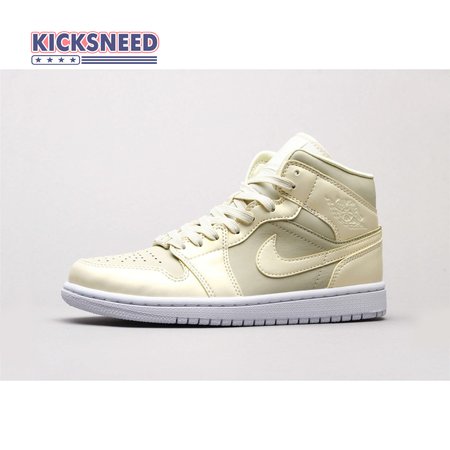 Air Jordan 1 MidGoose Feather Yellow 36-46