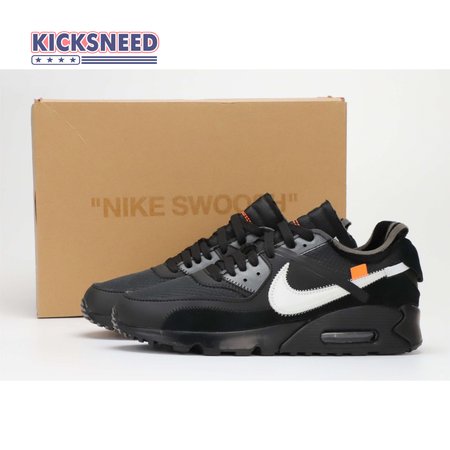 Nike OFF-WHITE x Air Max 90 White Black 40-46