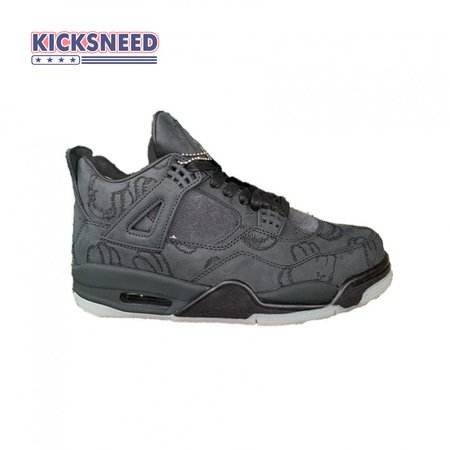 KAWS x Air Jordan 4 Retro 'Black' Size 40-47.5