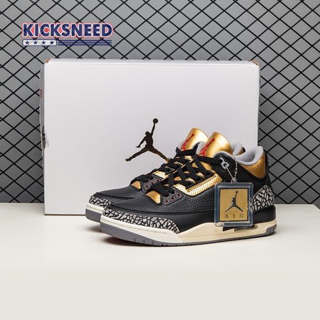 Air Jordan 3 Black Gold Size 40.5-46