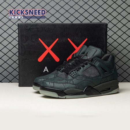 Jordan 4 Retro Kaws Black 930155-001 Size 40-46