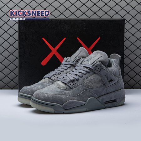 KAWS x Air Jordan 4 Retro 'Cool Grey' Size 40-47.5