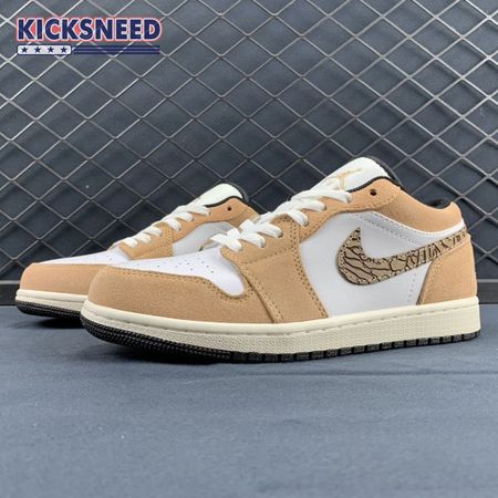 Jordan 1 Low SE Brown Elephant DZ4130-201 Size 36-47.5