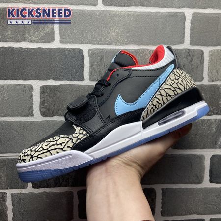 Jordan Legacy 312 Low Black Valor Blue CD7069-004