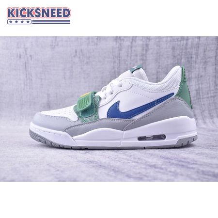 Jordan Legacy 312 Low White Pine Industrial Blue CD9054-140 Unisex Size