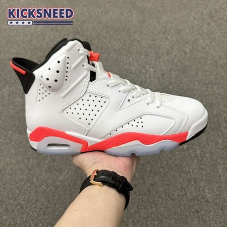 Jordan 6 Retro Infrared White 384664-123