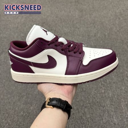 Jordan 1 Low Bordeaux DC0774-161 Unisex Size