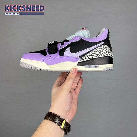 Nike Air Jordan Legacy 312 CD9054-101 Purple Black Unisex Size